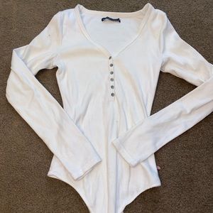 White A&F Onsie